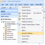 Предложения, позволяющие им исправить View Hotmail в Outlook 2003