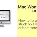 Ajuda Para Solução De Problemas Para Mac Travada Em Uma Tela Azul