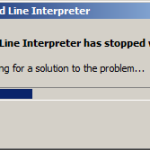 perl-command-line-interpreter-stopped-working