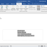Outlook 2010에서 올바른 주소 및 봉투 인쇄 외에 정확함