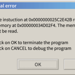 application-error-the-instruction-at