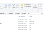 FIX: C Windows System32-Treiber, Wie Z. Zugriff Für Hosts Verweigert