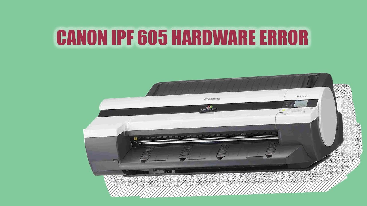 canon ipf760 error codes