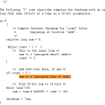 checksum-algorithm-source-code