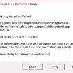 debug-assertion-failed-outlook-exe