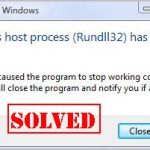 FIX: Windows 호스트 프로세스 Rundll32 오류 메시지