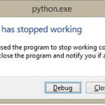 pythonwin-has-stopped-working