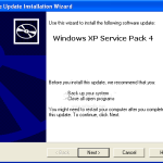 Hur Hanterar Du Den Kostnadsfria Nedladdningen Av Windows XP Service Pack 4?