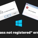 Der Beste Weg, Um Die Nicht Registrierte Klasse Von Windows 2003 Zu Reparieren