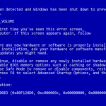 Hur Hanterar Man En Enda Smutsig Blå Skärm I Windows XP?