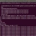 ¿Construir Algún Tipo De Módulo De Kernel De Ubuntu? Reparar Inmediatamente