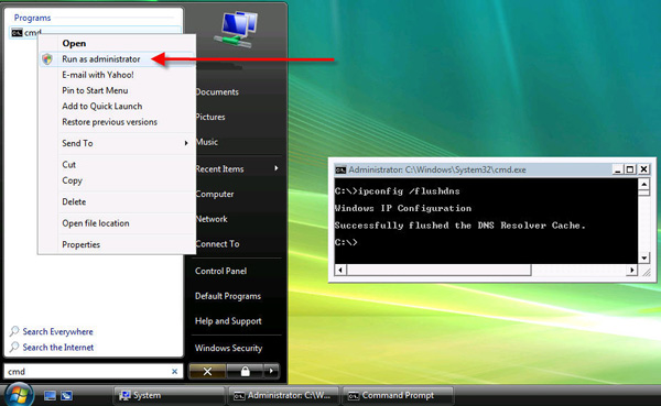 how-to-clear-dns-cache-in-windows-vista