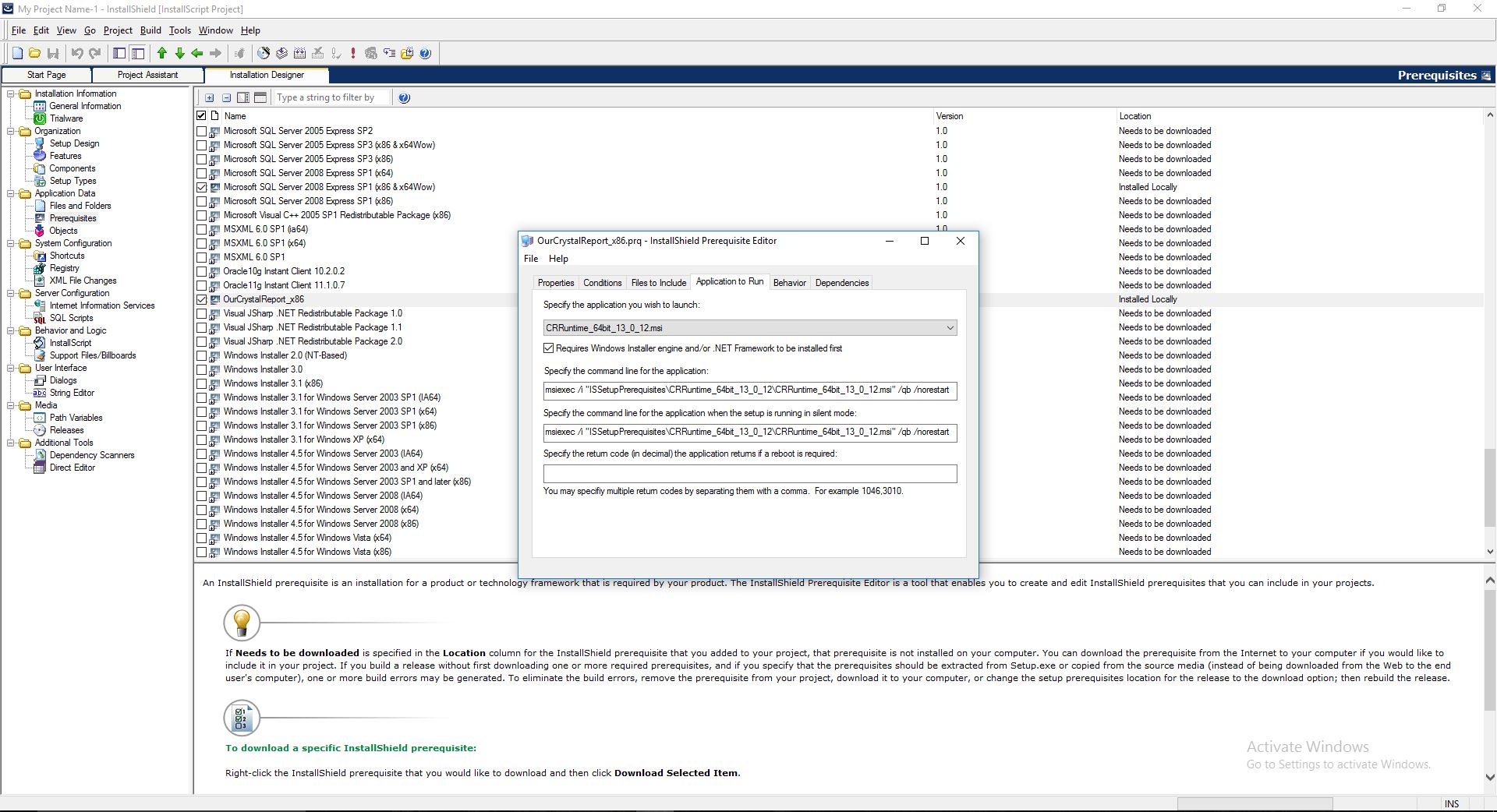 how-to-run-installshield-in-silent-mode