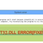 Was Sind Die Ursachen Des Oleaut32.dll-Fehlers In Windows 7 Und Wie Kann Man Ihn Richtig Beheben?