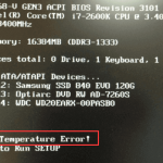 overtemperature-error