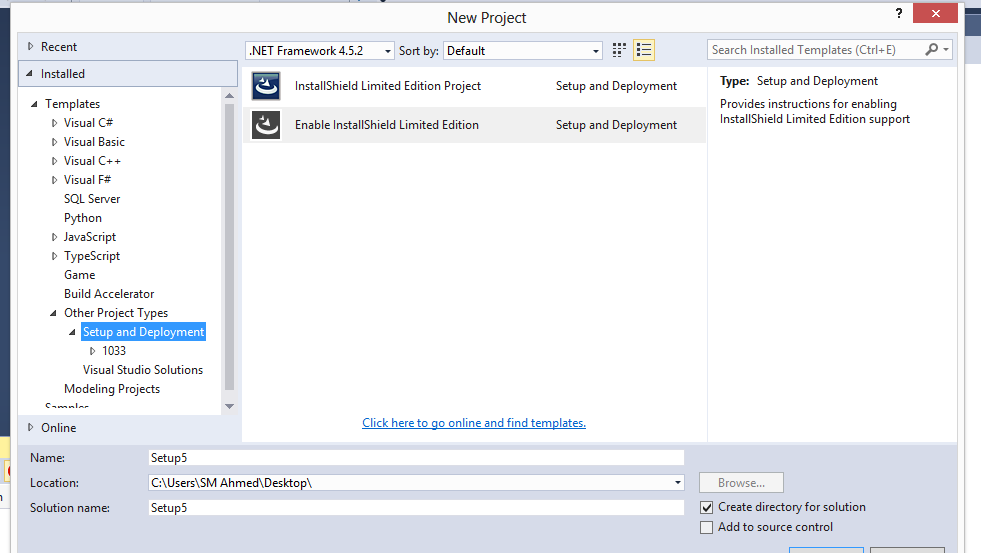 visual-studio-2013-installshield-limited-edition-download