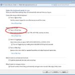 Solved: Suggestions To Fix Sticky Keys In Windows 7