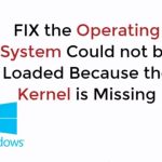 kernel-is-missing