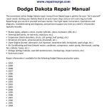 troubleshooting-a-1991-dodge-dakota