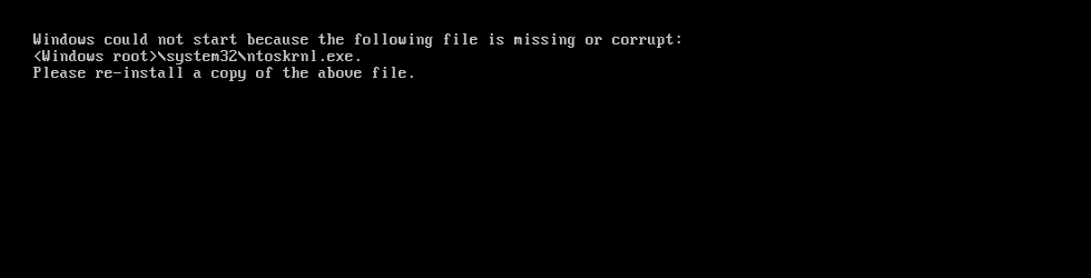 ntoskrnl-exe-file-missing-error