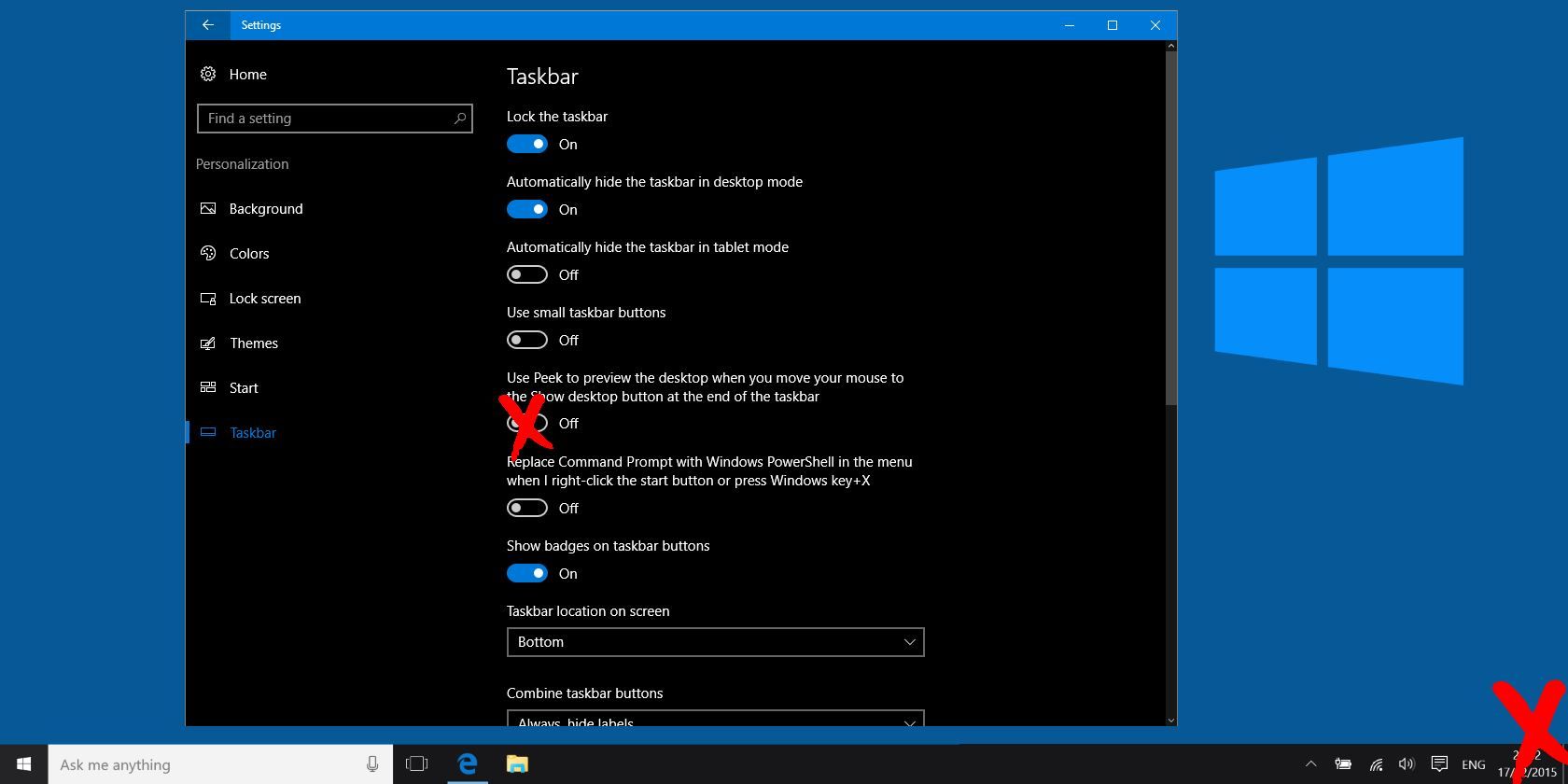 how-can-i-remove-taskbar-from-desktop