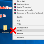 Schritte, Wenn Sie Den Dateilöschschutz In Windows Reparieren Müssen