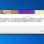 Fix Qtcore4.dll Error Fix Issue