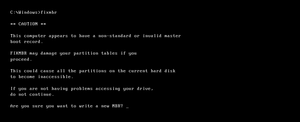 fix-corrupt-partition-boot-sector-xp