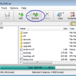 Windows Vista 문제에서 ISO 파일을 추출하는 최상의 솔루션