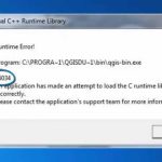 R6034 런타임 오류를 처리하는 방법은 무엇입니까? Windows 7을 수정하시겠습니까?