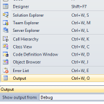 Visual Studio 2010 디버그 메시지를 수정하는 방법은 무엇입니까?