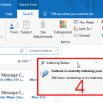 Steg För Att åtgärda Ett Program Som Gjorde Att Windows Search Slutade Fungera Som Består Av Outlook
